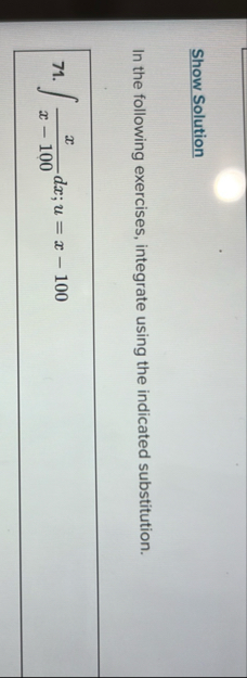 Show Solution In the following exercises,