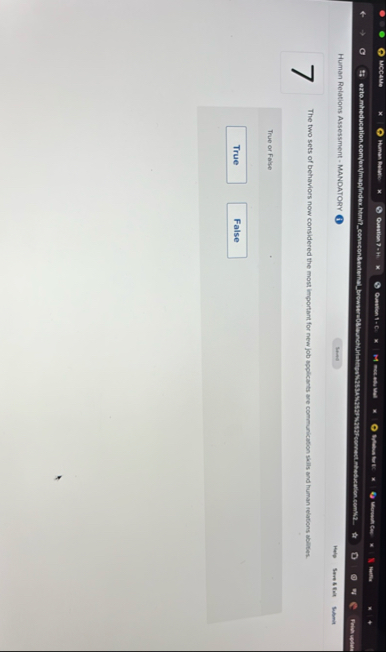 Human Relations Assessment - MANDATORY Mally Same