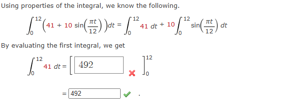 Using properties o f the integral, w e know the