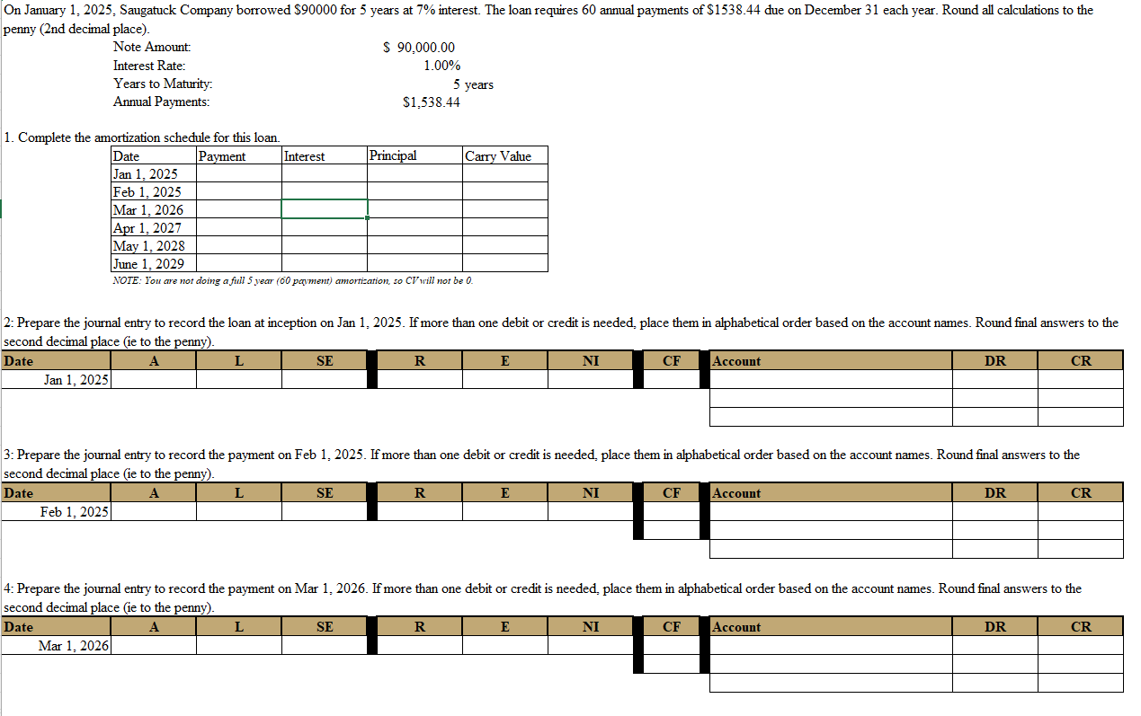 O n January 1 , 2 0 2 5 , Saugatuck Company