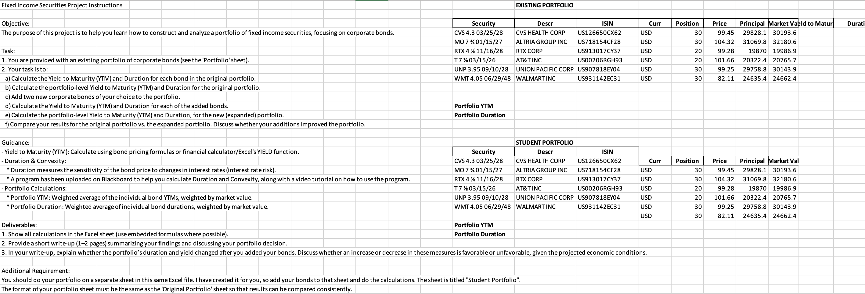 Please help with this fixed income securities