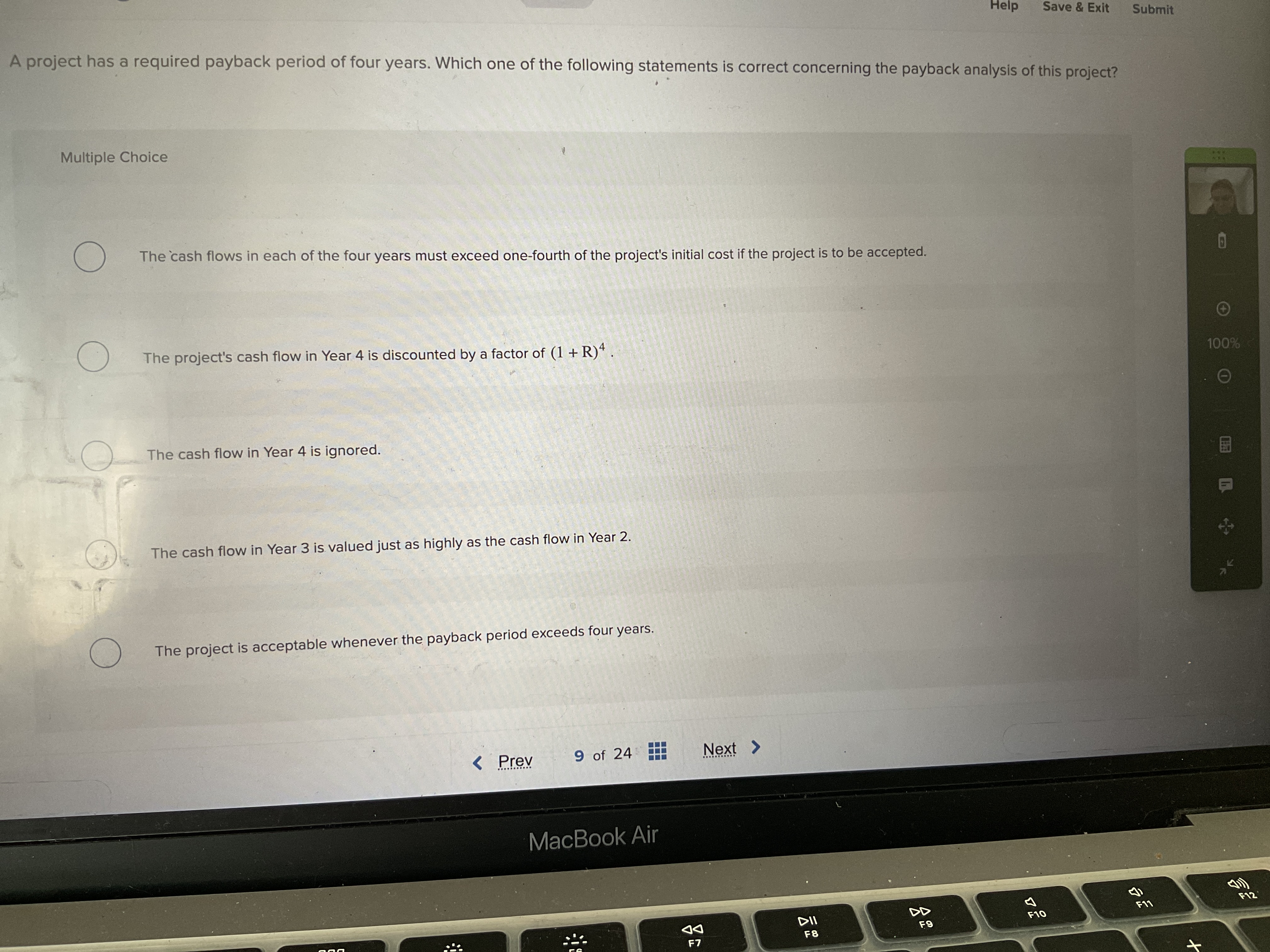 Help Save \ & Exit Submit A project has a