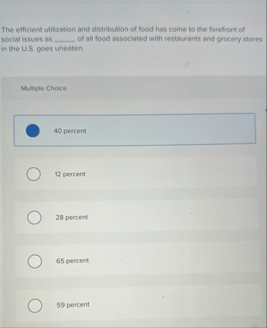 The efficient utilization and distribution of