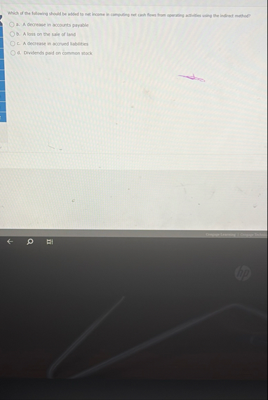 Which of the following should be added to net