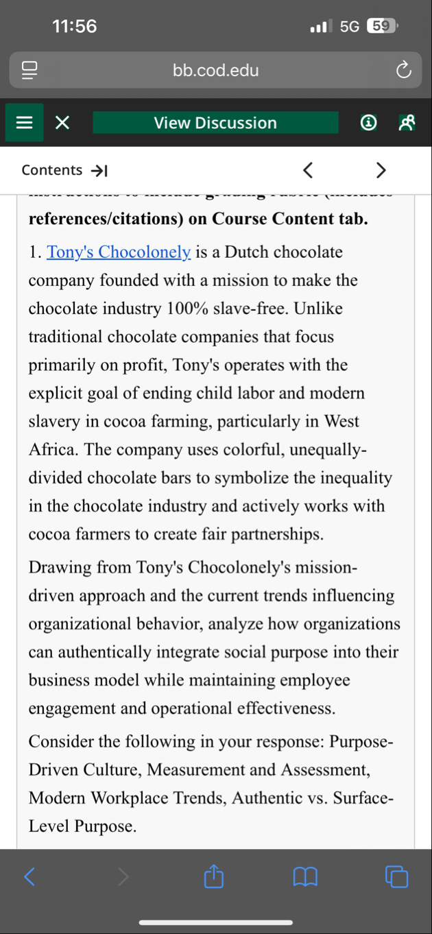 1 1 : 5 6 5 G 5 9 bb . cod.edu View Discussion