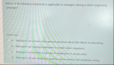 Which of the following statements is applicable