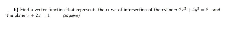 Find a vector function that represents the curve