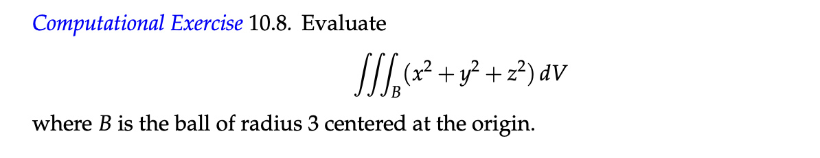 Computational Exercise 1 0 . 8 . Evaluate B ( x 2