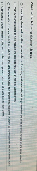 Which of the following statement is false?