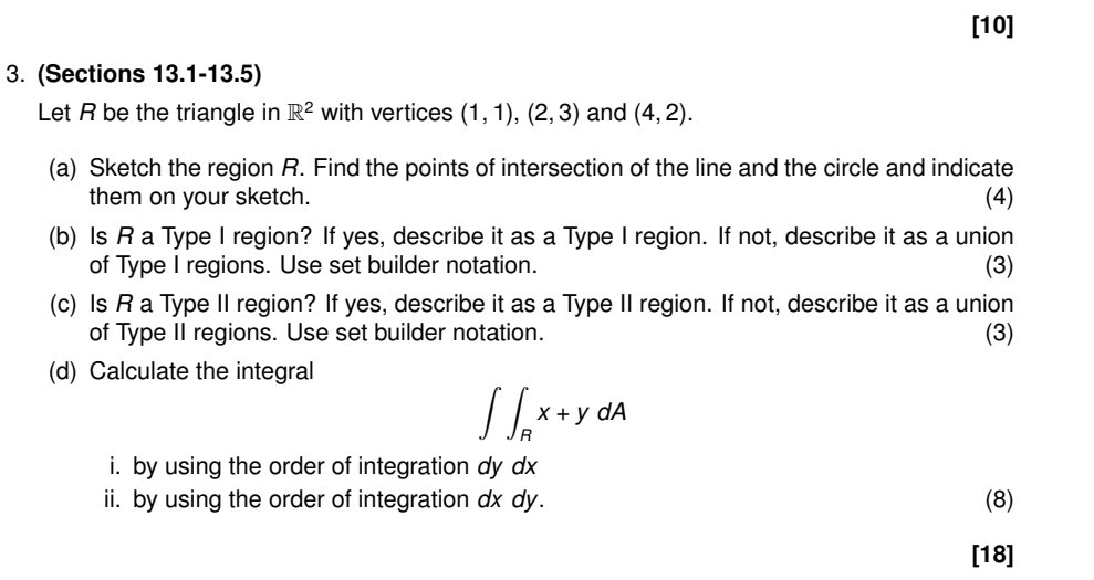 [ 1 0 ] 3 . ( Sections 1 3 . 1 - 1 3 . 5 ) Let R