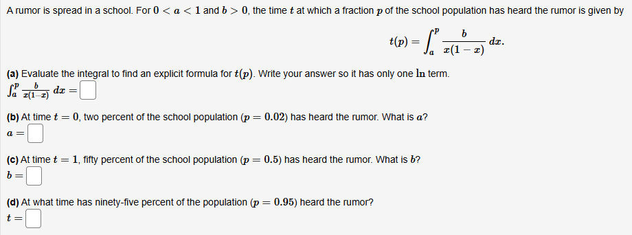 A rumor i s spread i n a school. For b  style=