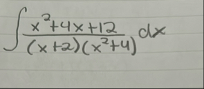 x 2 4 x 1 2 ( x 2 ) ( x 2 4 ) d x