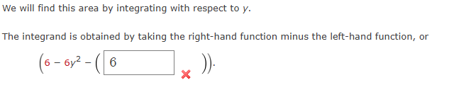 W e will find this area b y integrating with