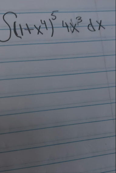 ( 1 x 4 ) 5 4 x 3 d x