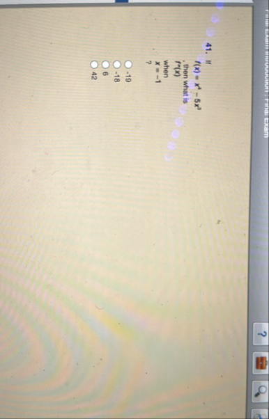 If f ( x ) = x 4 - 5 x 3 , then what is f * * ( x