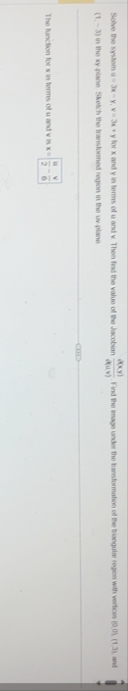 ( 1 , - 3 ) in the sy plane Skelch the translemed