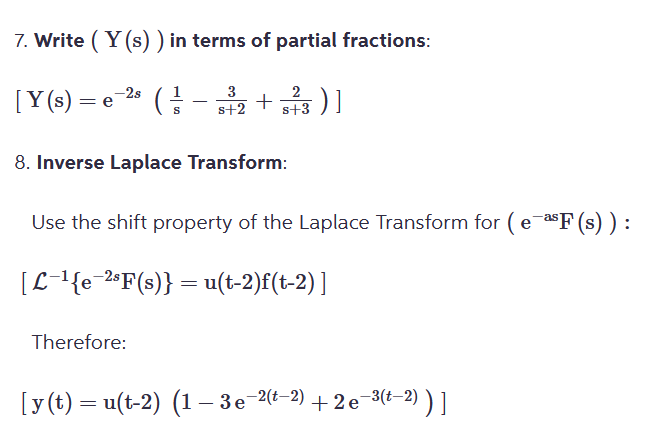 How d o you get from F ( s ) = 1 ( s ) - 3 ( s +