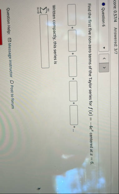 core: 0 . 5 7 4 Answered: 3 / 7 Find the first