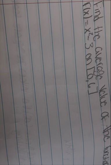 Find the average value of the tuntion f ( x ) = x