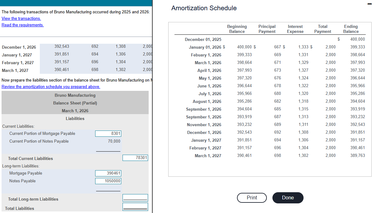 March 1 , 2 0 2 5 Borrowed $ 1 , 0 5 0 , 0 0 0