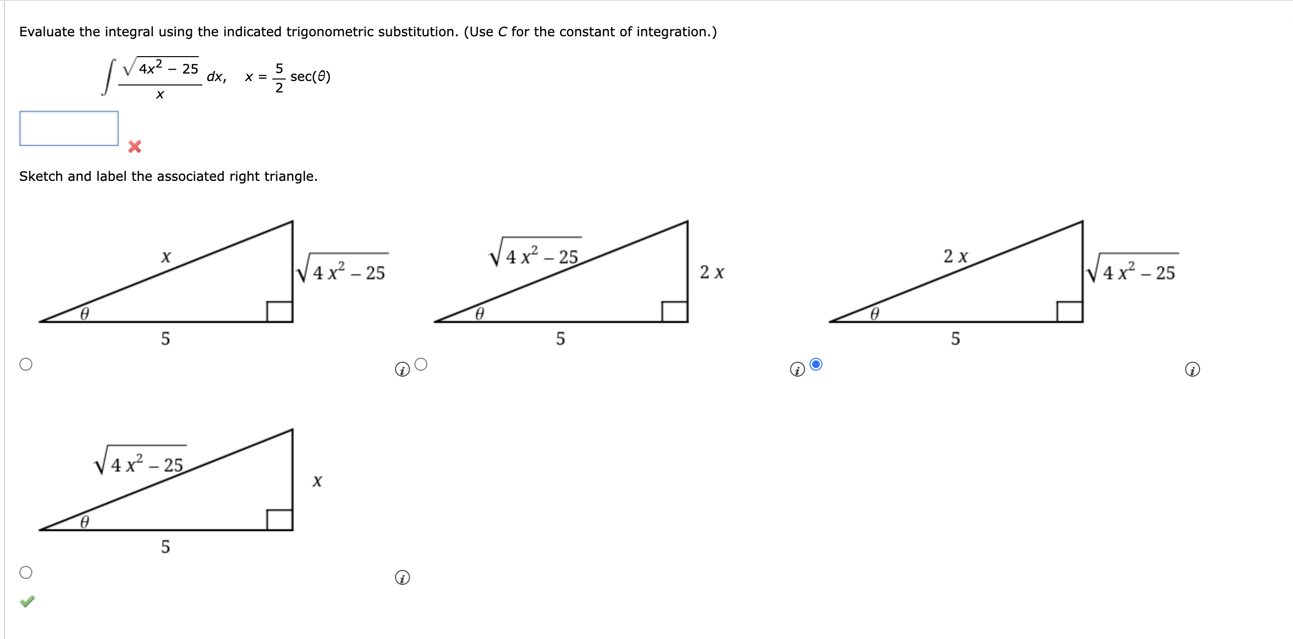 Fill i n the first blank only, the selected graph