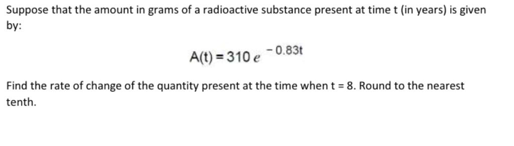 Suppose that the amount i n grams o f a