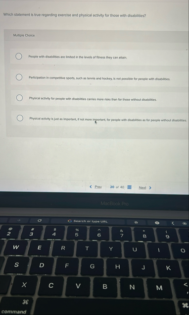 Which statement is true regarding exercise and