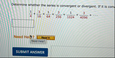 Determine whether the series is convergent or