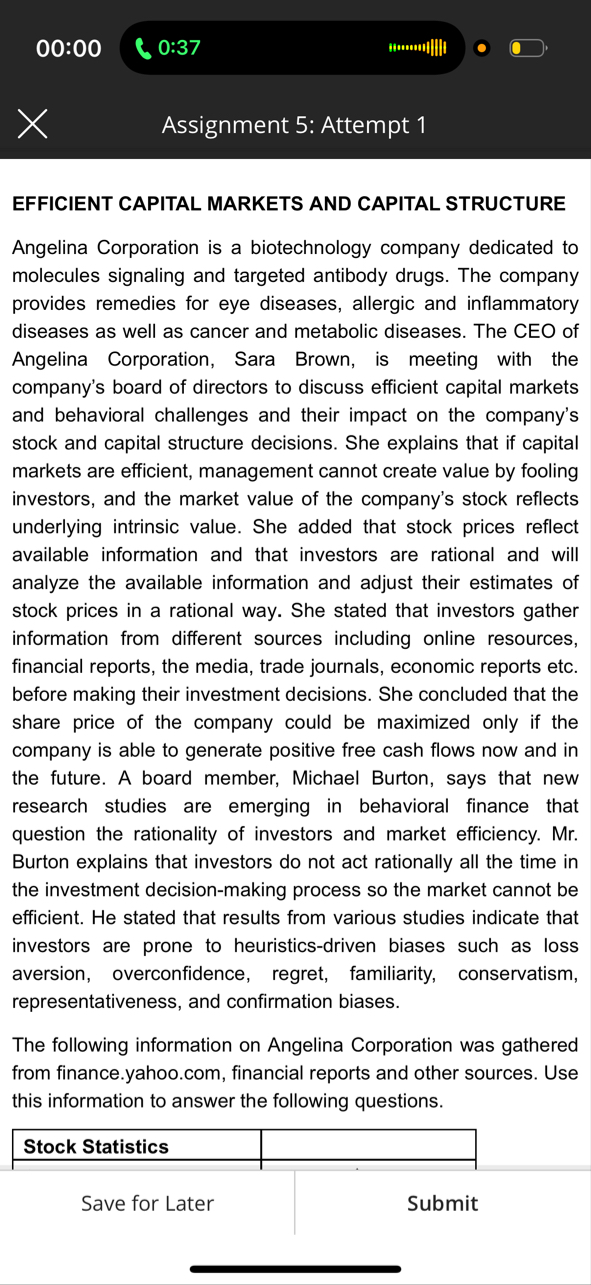 0 0 : 0 0 0 : 3 7 "ronay | | th Assignment 5 :