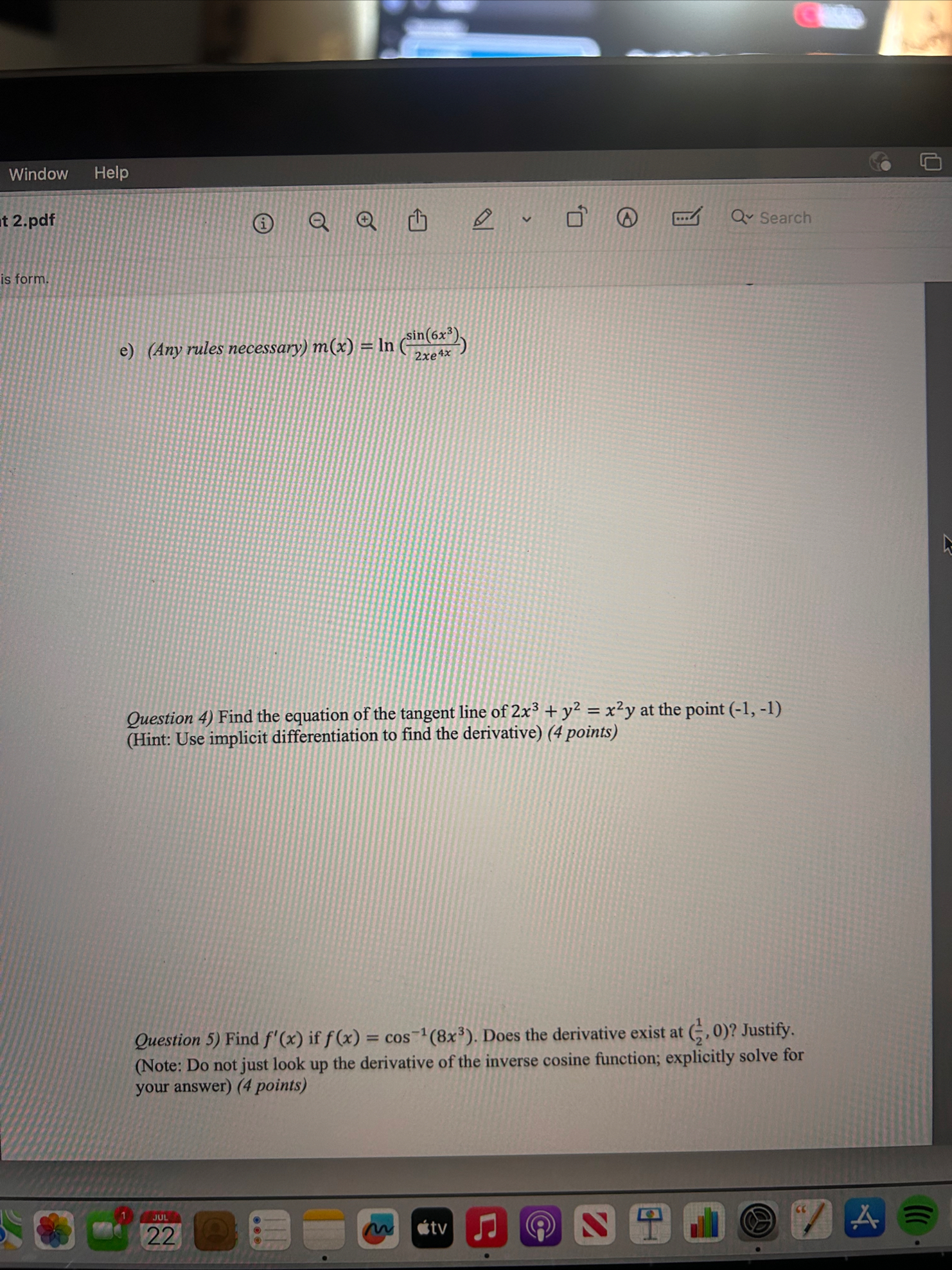Window Help t 2 . pdf ( i ) Search is form. e )