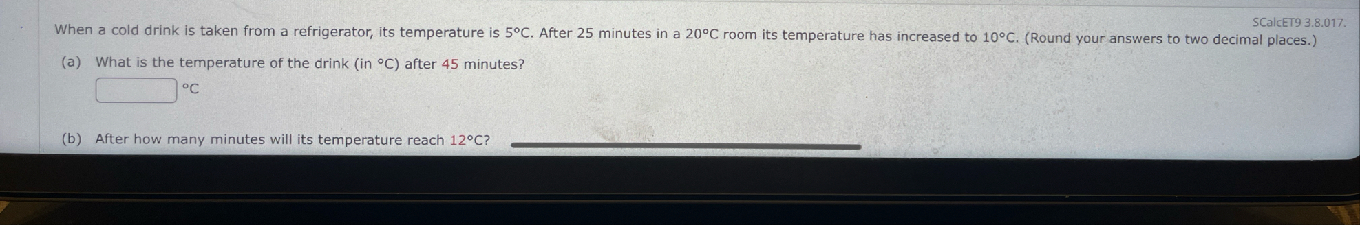 SCalcET 9 3 . 8 . 0 1 7 . When a cold drink is