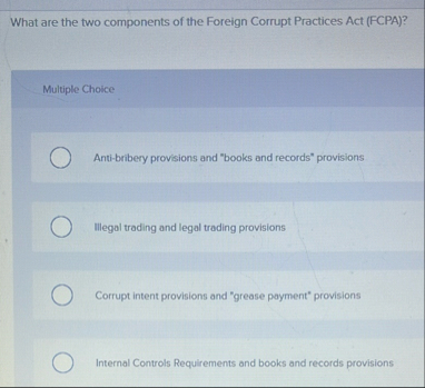 What are the two components of the Foreign