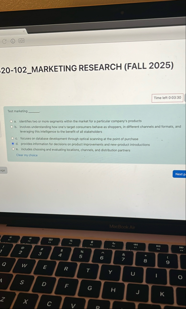 2 0 - 1 0 2 _ MARKETING RESEARCH ( FALL 2 0 2 5 )