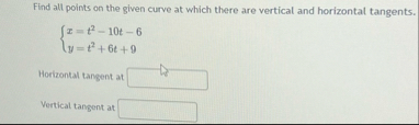 Find all points on the given curve at which there