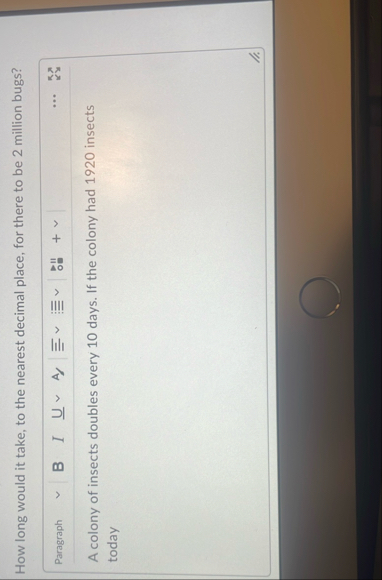 How long would it take, to the nearest decimal