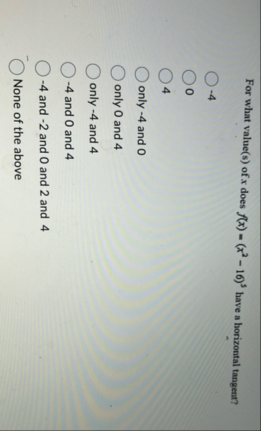 For what value ( s ) of x does f ( x ) = ( x 2 -