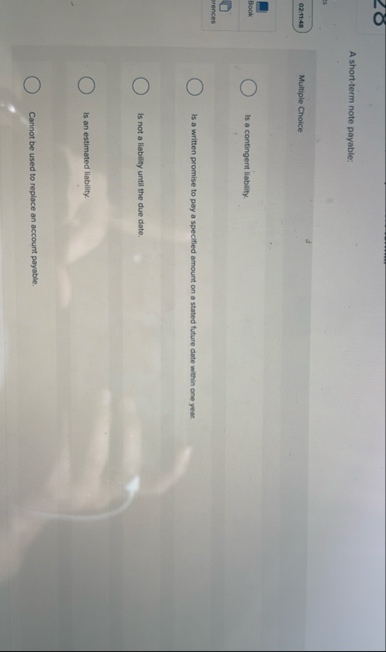 A short - term note payable: 0 2 . 1 1 . 4 8