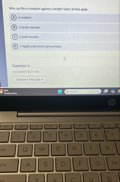 Who can file a complaint against a facility?