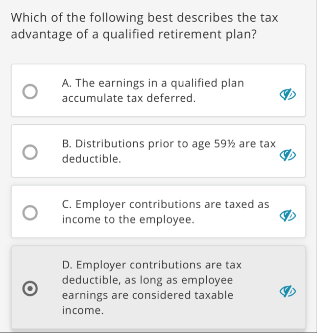 Which of the following best describes the tax