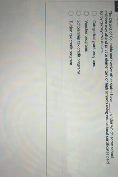 The District of Columbia and twelve other states