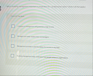 Why is studying management important in