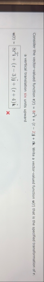 Consider the vector - valued function r ( t ) = 8