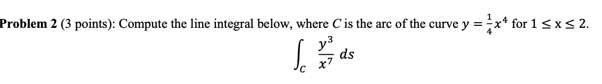Problem 2 ( 3 points ) : Compute the line