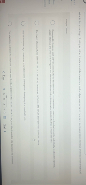 What is the advantage of using Al rather than