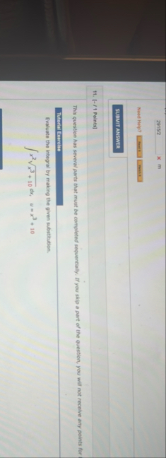 m Need Help? 1 1 . [ - / 1 Points ] This question