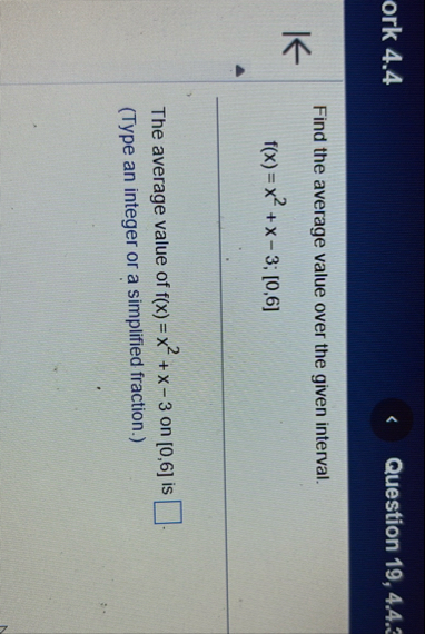 ork 4 . 4 Question 1 9 , 4 . 4 . 8 Find the