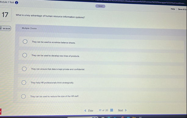 Aodule 1 Test Help Strues 8 Ex 1 7 What is a key