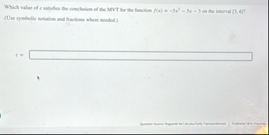Which value of e satisfics the conclusion of the