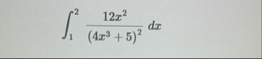 1 2 1 2 x 2 ( 4 x 3 5 ) 2 d x