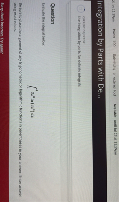 2 1 by 1 1 : 5 9 pm Points 1 0 0 Submitting an